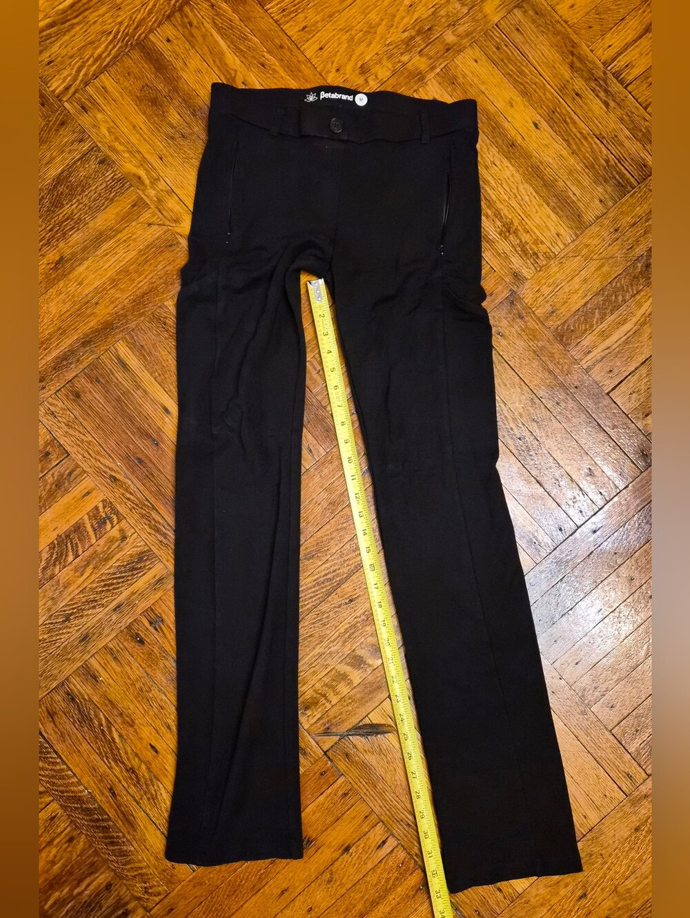 Betabrand Plentiful Pockets Straight-Leg DPYP Dress Pant Yoga Pants sz Medium